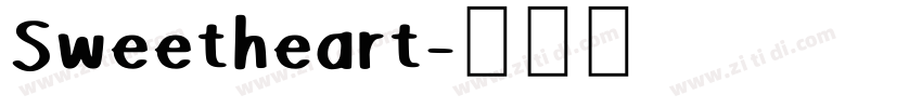 Sweetheart字体转换