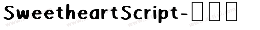 SweetheartScript字体转换