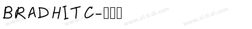 BRADHITC字体转换