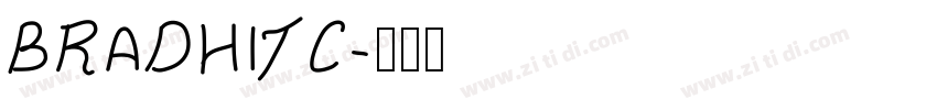 BRADHITC字体转换