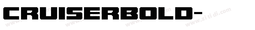 CruiserBold字体转换
