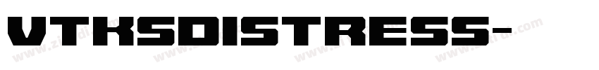 vtksdistress字体转换