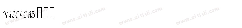Vi2042195字体转换