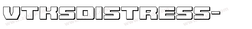 vtksdistress字体转换