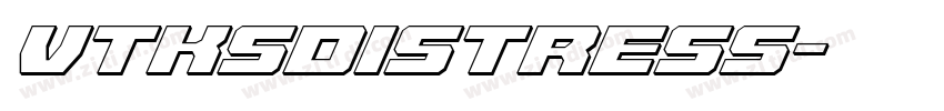 vtksdistress字体转换