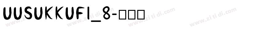 UUSUKKUFI_8字体转换