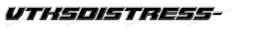 vtksdistress字体转换