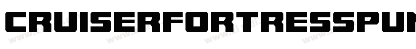 CruiserFortressPunch字体转换