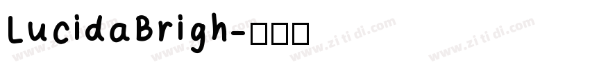 LucidaBrigh字体转换