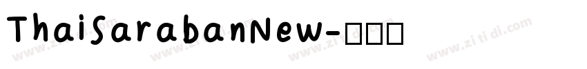 ThaiSarabanNew字体转换