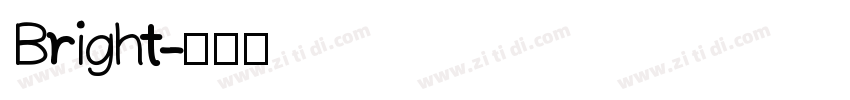 Bright字体转换