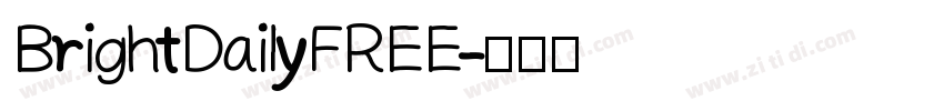 BrightDailyFREE字体转换