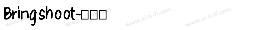 Bringshoot字体转换