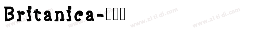 Britanica字体转换