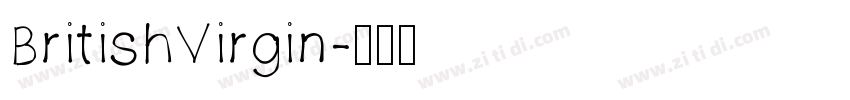 BritishVirgin字体转换