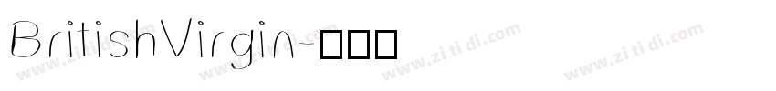 BritishVirgin字体转换