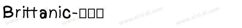 Brittanic字体转换