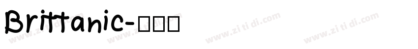 Brittanic字体转换