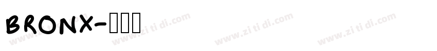 bronx字体转换