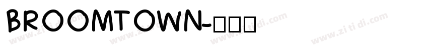 BROOMTOWN字体转换