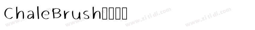 ChaleBrush字体转换