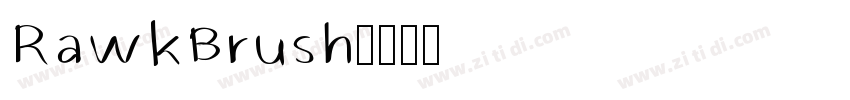 RawkBrush字体转换