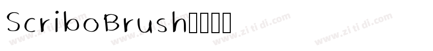 ScriboBrush字体转换