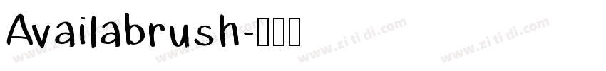 Availabrush字体转换