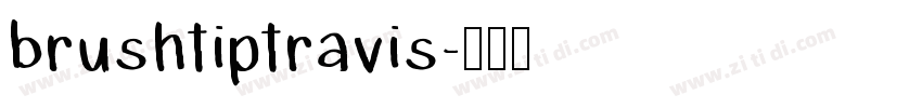 brushtiptravis字体转换