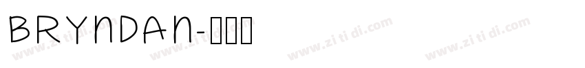 Bryndan字体转换