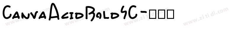 CanvaAcidBoldSC字体转换