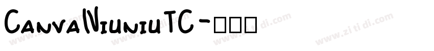 CanvaNiuniuTC字体转换