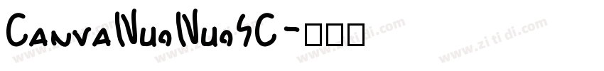 CanvaNuoNuoSC字体转换