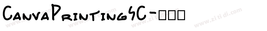 CanvaPrintingSC字体转换