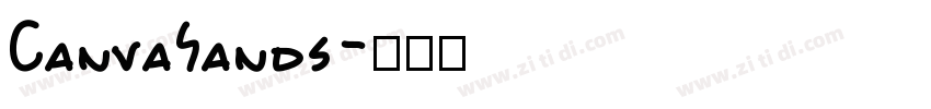 CanvaSands字体转换