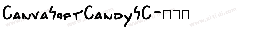 CanvaSoftCandySC字体转换