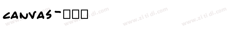 canvas字体转换