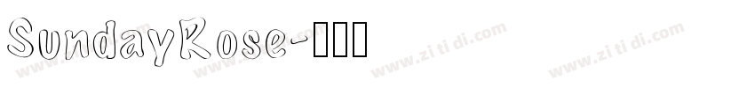 SundayRose字体转换