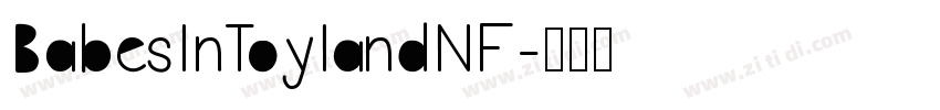 BabesInToylandNF字体转换
