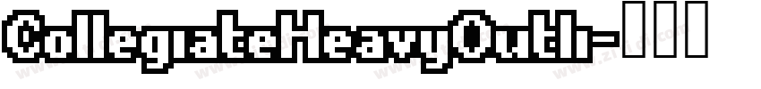 CollegiateHeavyOutli字体转换