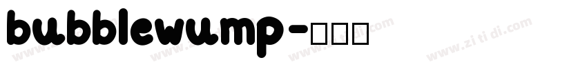 bubblewump字体转换