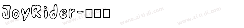 JoyRider字体转换