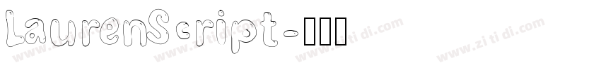 LaurenScript字体转换