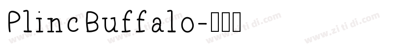 PlincBuffalo字体转换