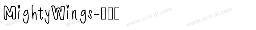 MightyWings字体转换