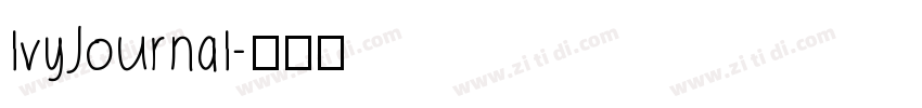 lvyJournal字体转换