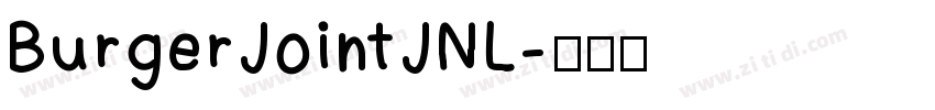 BurgerJointJNL字体转换