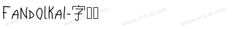 FandolKai字体转换