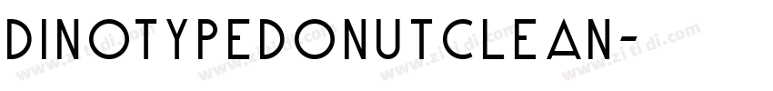 dinotypedonutclean字体转换