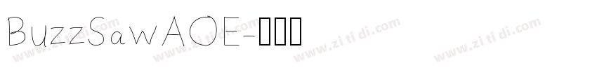 BuzzSawAOE字体转换